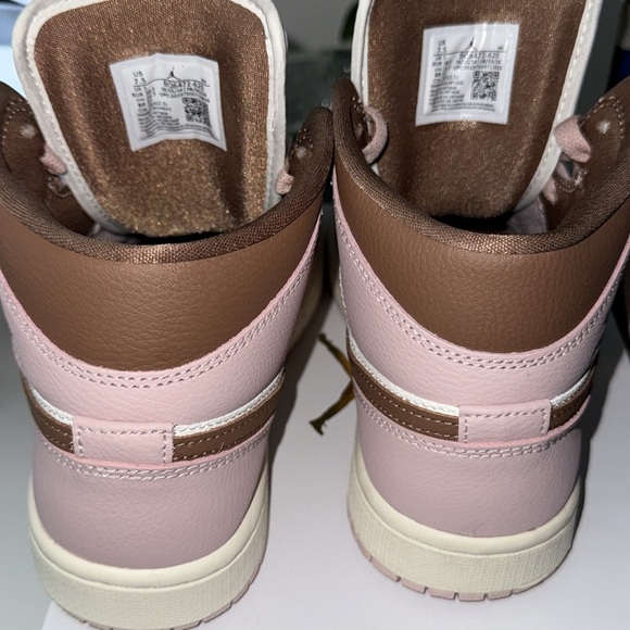 Nike Pink and Brown High-Top Sneakers - Picture 7 of 8